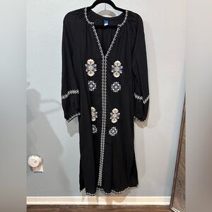 Women’s Embroidered Maxi Dress